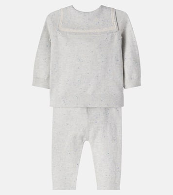Bébé – Ensemble cardigan et pantalon Laslo en coton | Bonpoint