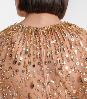 Hestia embellished caped gown | Jenny Packham