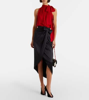 Révélé suede peep-toe pumps | Valentino Garavani