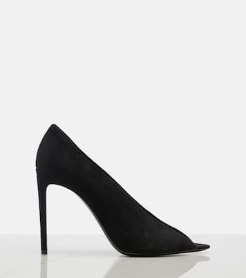 Révélé suede peep-toe pumps | Valentino Garavani