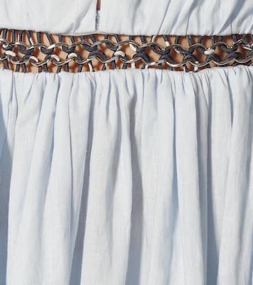 Abito midi Cristina in lino | Gabriela Hearst