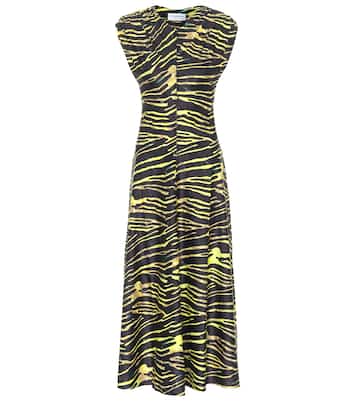 Zebra-print jersey maxi dress | Marine Serre