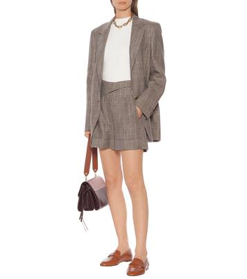 Basque linen and wool shorts | Blazé Milano