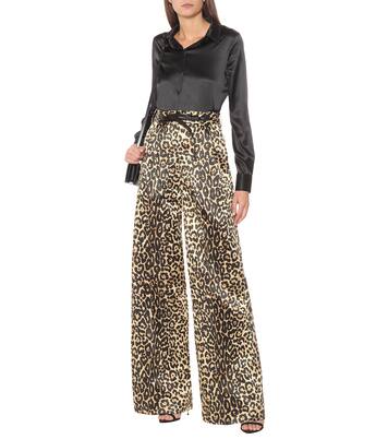Leopard-print cotton and silk pants | Tom Ford