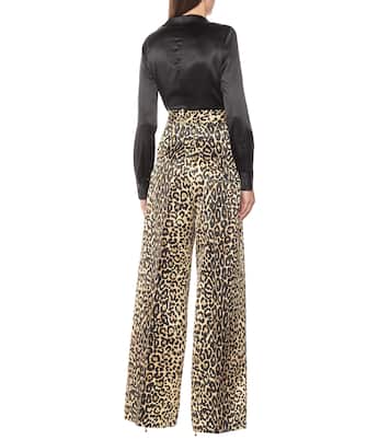 Leopard-print cotton and silk pants | Tom Ford