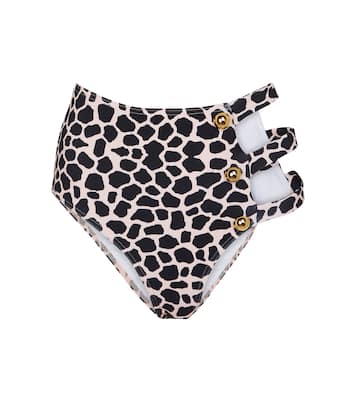 Della giraffe-print bikini bottoms | Alexandra Miro
