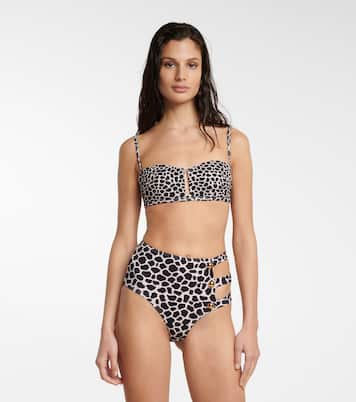 Della giraffe-print bikini bottoms | Alexandra Miro