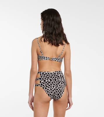 Della giraffe-print bikini bottoms | Alexandra Miro