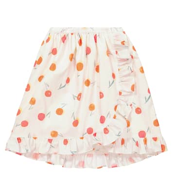 Falda Sveva de algodón estampada | Bonpoint