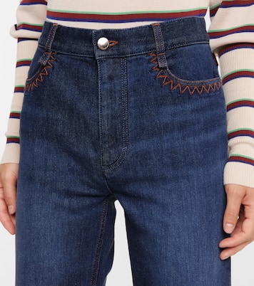 Jeans rectos de tiro alto | Chloé