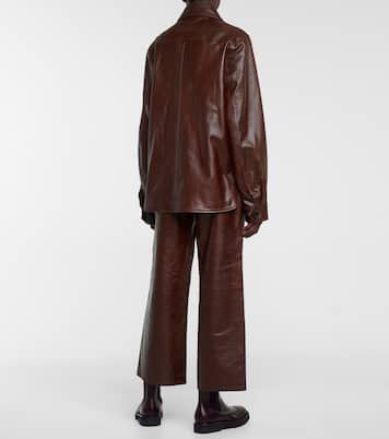 Leather jacket | Dries Van Noten