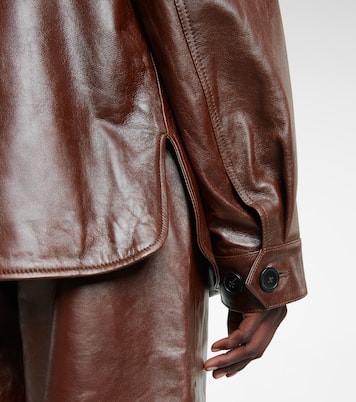 Leather jacket | Dries Van Noten