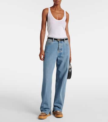 Sneakers GG aus Canvas und Leder | Gucci