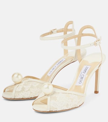 Sandalen Sacora 85 mit Spitze | Jimmy Choo