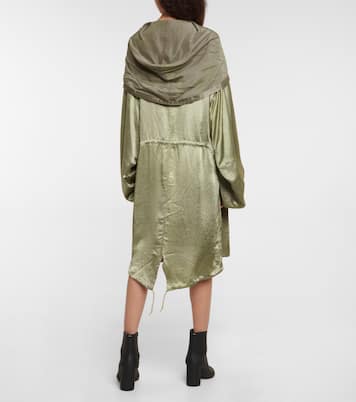 Robe midi en satin | Maison Margiela