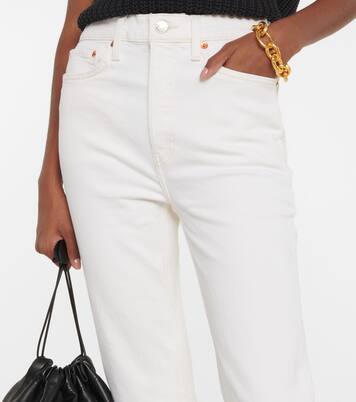 Jeans skinny de tiro alto cropped | Re/Done
