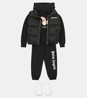 Bedruckter Hoodie aus Baumwolle | Palm Angels Kids