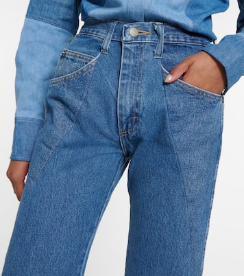 Foster patchwork flared jeans | Gabriela Hearst