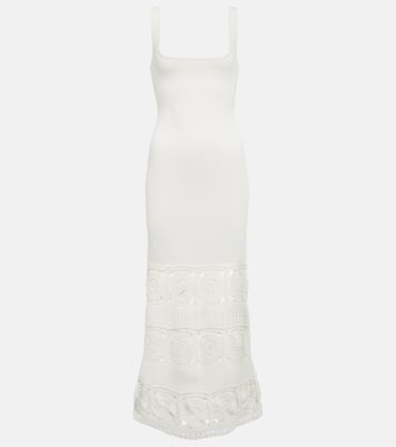 Romina crochet-trimmed midi dress | Rebecca Vallance