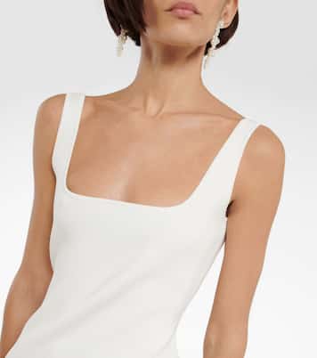 Romina crochet-trimmed midi dress | Rebecca Vallance