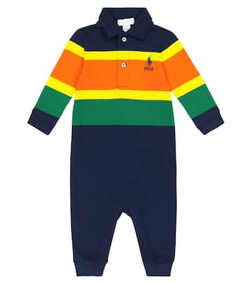 Baby - Tutina in piqué di cotone a righe | Polo Ralph Lauren Kids