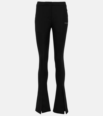 Corporate flared wool-blend pants | Off-White