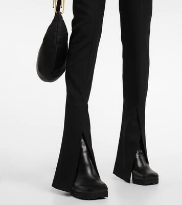 Corporate flared wool-blend pants | Off-White