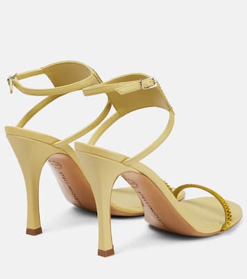 Stella 100 crystal-embellished sandals | Stella McCartney