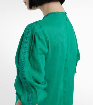 Robe longue en lin | Costarellos