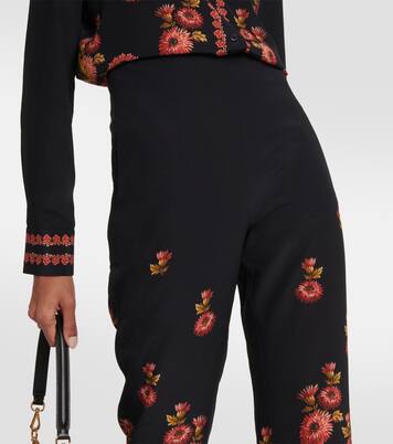 Pantalon à taille haute en soie | Etro