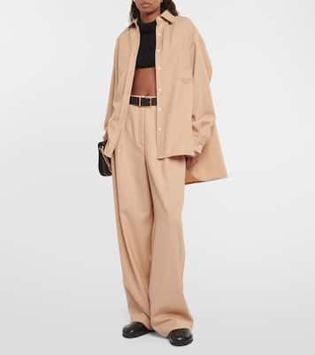 Pantalon ample Tansy en sergé | The Frankie Shop