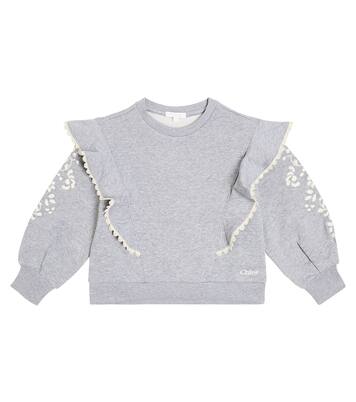 Sudadera en jersey de algodón | Chloé Kids