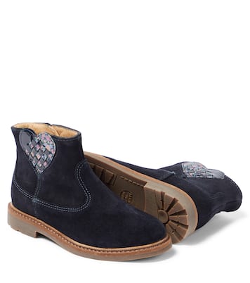 Stivaletti Chelsea patchwork in suede | Pom d'Api