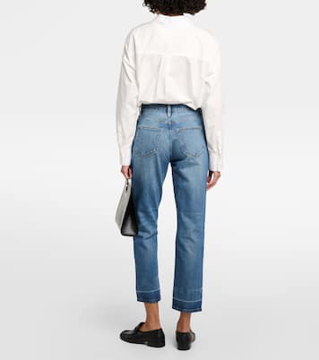 High-Rise Straight Jeans Le Mec | Frame