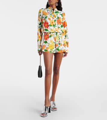 Shorts con stampa a vita media | Stella McCartney
