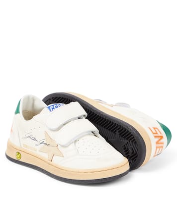 Ballstar printed leather sneakers | Golden Goose Kids