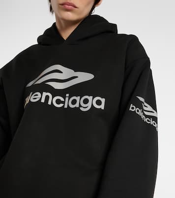 Felpa 3B Sports Icon in cotone con cappuccio | Balenciaga