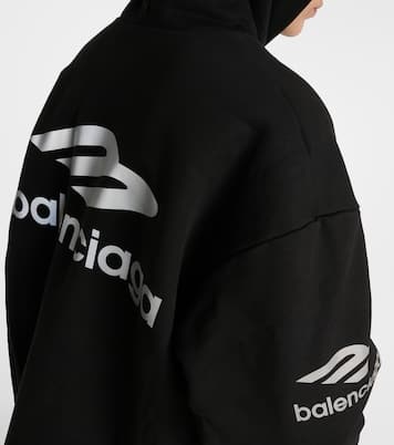 Felpa 3B Sports Icon in cotone con cappuccio | Balenciaga