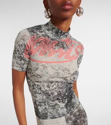 Turbo printed jersey top | KNWLS