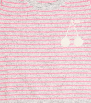 Bébé – Pull Celly rayé en cachemire | Bonpoint