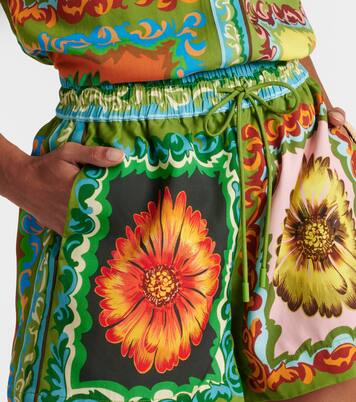 Shorts Disco Daisy in twill con stampa | Alémais