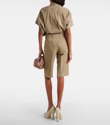 Checked Bermuda shorts | Dries Van Noten