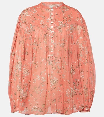 Blusa Kiledia de algodón y seda | Isabel Marant