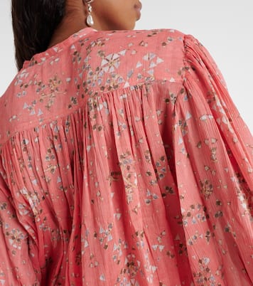 Blusa Kiledia de algodón y seda | Isabel Marant