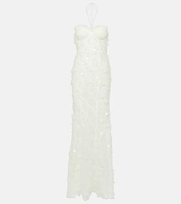 Bridal - Abito lungo in tulle con paillettes | Rotate