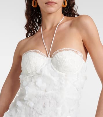 Bridal - Abito lungo in tulle con paillettes | Rotate