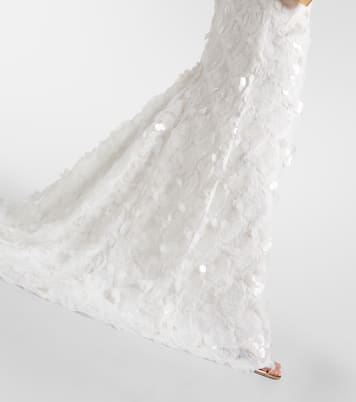 Bridal - Abito lungo in tulle con paillettes | Rotate