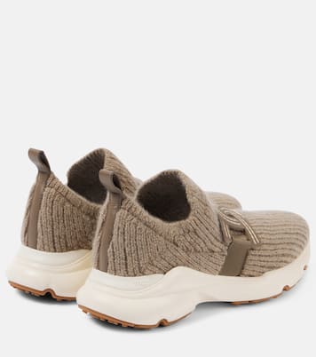 Sneakers Kate aus Strick mit Leder | Tod's