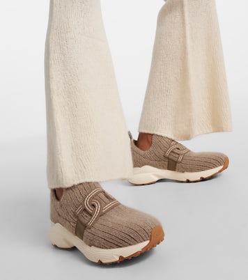 Sneakers Kate aus Strick mit Leder | Tod's