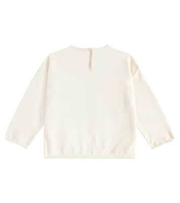 Bebé - sudadera de algodón con Web y Horsebit | Gucci Kids